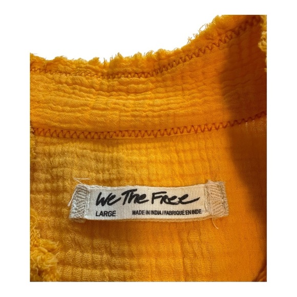 We The Free Summer Daydream Button Down Shirt - Size Large - Picture 9 of 14